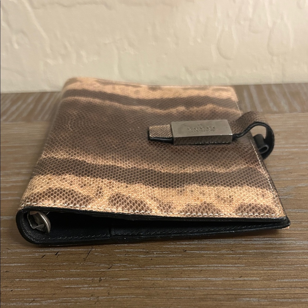Gucci | Genuine Python Snakeskin Leather Agenda Planner - Picture 3 of 6